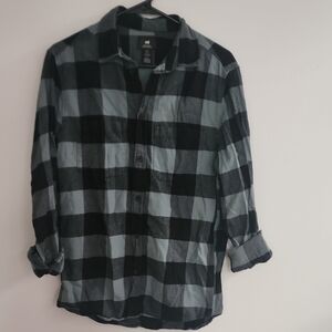 H&M Buffalo Plaid Flannel Shirt